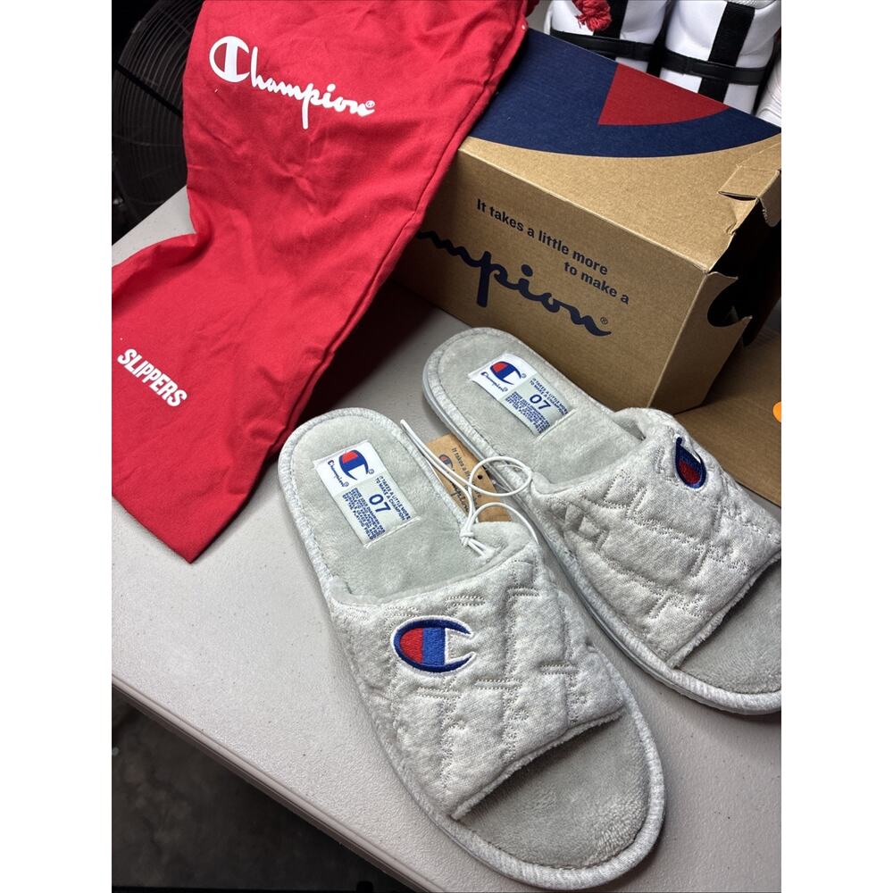 Champion Hotel Slipper Ot Womens Shoes Size 7 Color: Oxford Grey New With Box